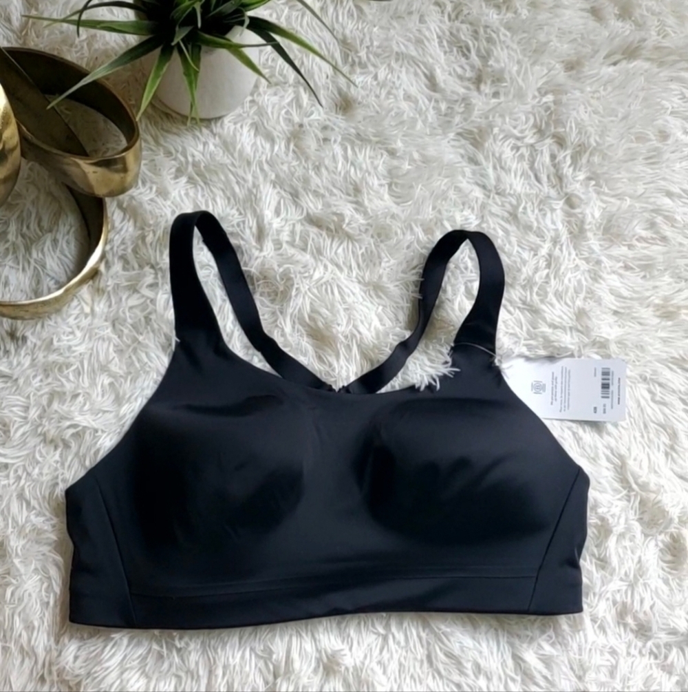 ATHLETA Advance Bra B-G Black High Impact Sports Bra Size 42B #405744 RT$69 NEW - Picture 5 of 10